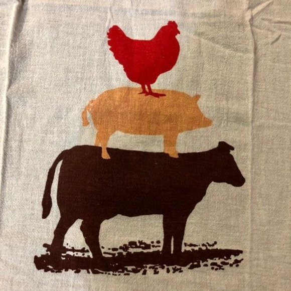 Tag Animal Friends Dish Towels NEW Set of 2 - Picture 2 of 6